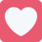 Heart Decoration emoji on Twitter